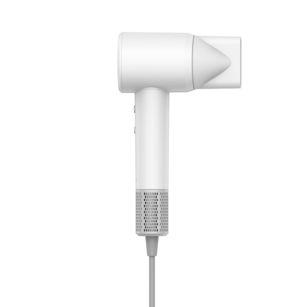 HAVIT High-Speed white hair dryer HD096 with concentrator nozzle and vented handle design