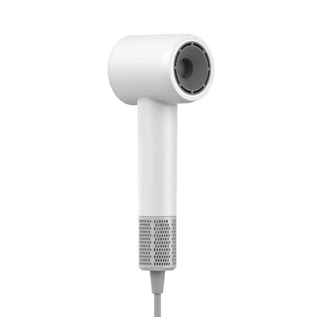 HAVIT High-Speed white compact hair dryer HD096 displayed on white background