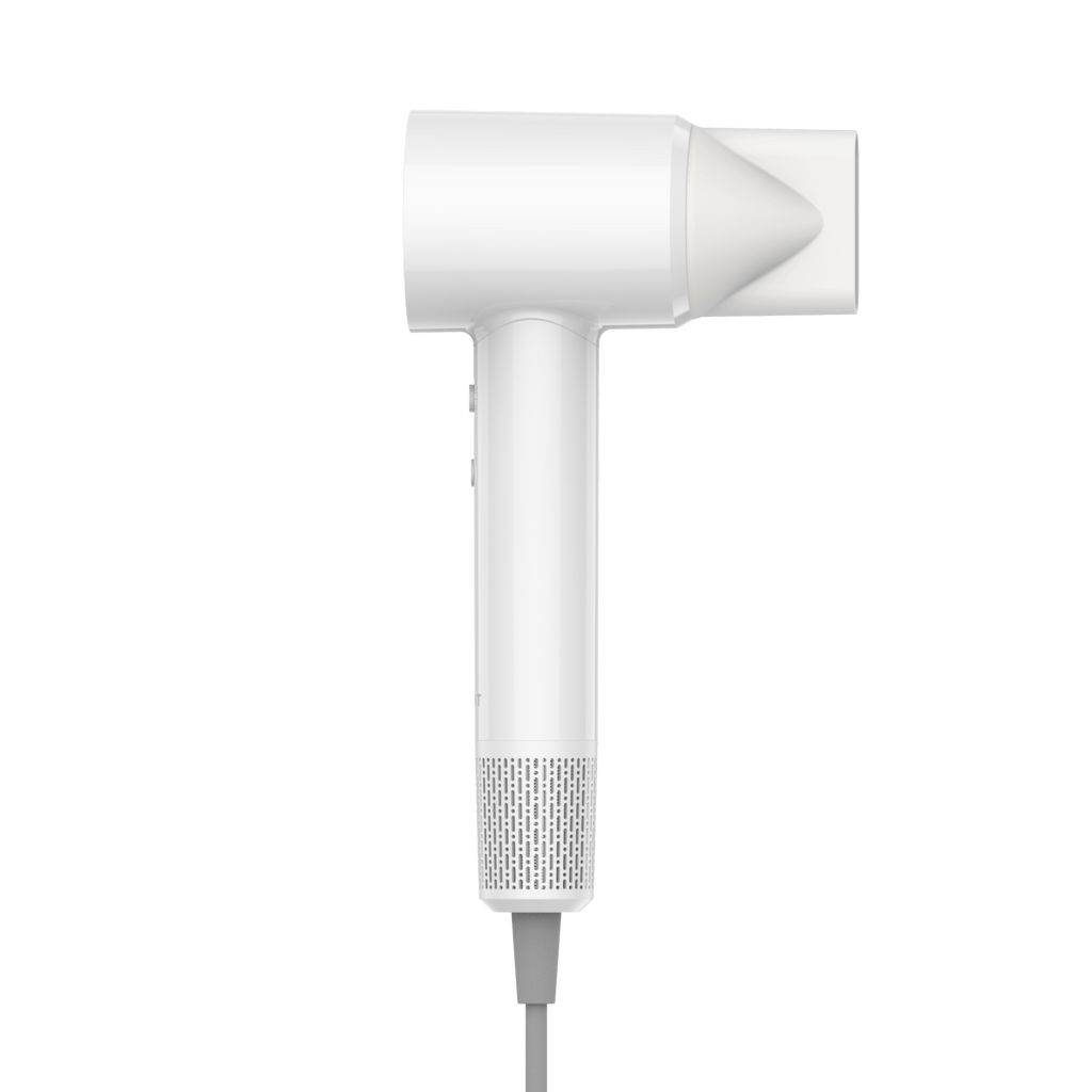 HAVIT High Speed Hair Dryer HD201 in white with sleek compact design and concentrator nozzle