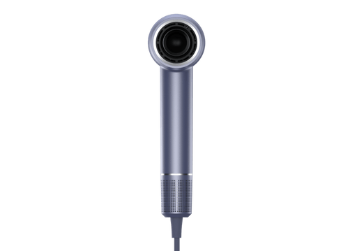 HAVIT High Speed hair dryer HD202 in metallic blue with cylindrical design and vented handle