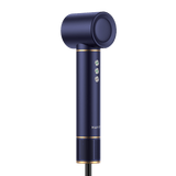 HAVIT High Speed Hair Dryer HD634 in navy blue with gold accents and control buttons