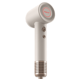 HAVIT High-Speed Hair Dryer HD709 in white with rose gold accents and dual control buttons.