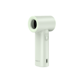 HAVIT High-Speed handheld fan HF610 in white with power button and USB charging port