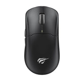 HAVIT M5 Pro super light black gaming mouse with ergonomic design and RGB logo
