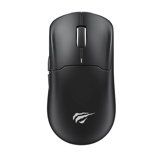 HAVIT M5 Pro super light black gaming mouse with ergonomic design and RGB logo