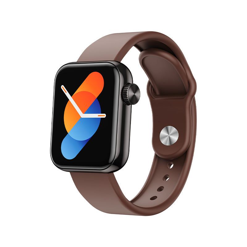 HAVIT M9062 smart watch with brown strap and digital display