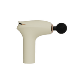 HAVIT Massage Gun MG102 in beige with black round massage head on white background