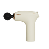 HAVIT Massage Gun MG102 in beige with black massage head and ergonomic handle
