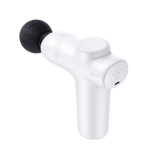 HAVIT Massage Gun MG1508 white handheld percussion muscle massager with round black attachment