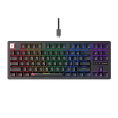 KB892L oyuncu klavyesi KB892L tam TKL düzeni üstten görünüm | HAVIT