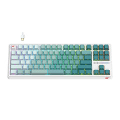 Teclado mecánico KB901L vista superior completa distribución TKL | HAVIT
