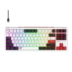 KB902L mekanik klavye KB902L tam TKL düzen üstten görünüm | HAVIT