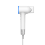 HAVIT Mini high speed compact white hair dryer with blue accent and cord