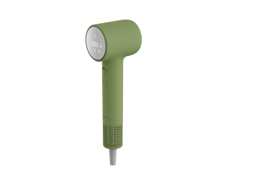 HAVIT Mini green high-speed hair dryer HD073 with digital display and compact design