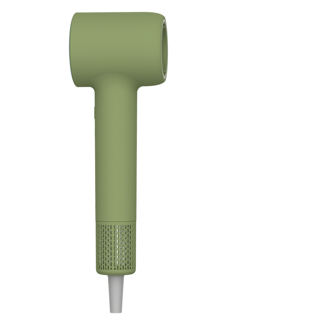 HAVIT Mini high-speed compact green hair dryer HD073 with white cord