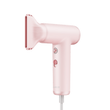 HAVIT Mini high-speed compact pink hair dryer with nozzle attachment