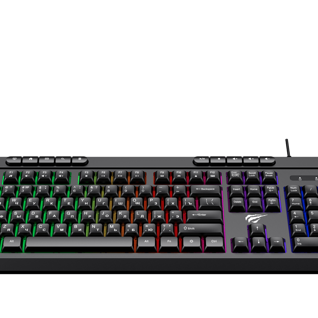 HAVIT Teclado retroiluminado multifunción KB907L-RU