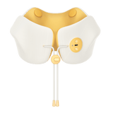 HAVIT Neck Massager NM1702 ergonomic yellow and white design with control buttons and adjustable straps