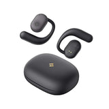 Black HAVIT OWSFIT 1 Open Ear Wireless Earbuds 914 with compact charging case