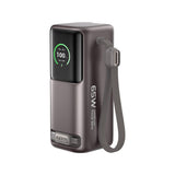 HAVIT PB36 65W USB-C power bank with digital display and strap