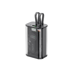 PB94 power bank 10000mAh compact aluminum front view | HAVIT