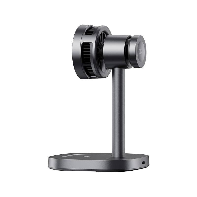 HAVIT Qi2 Magnetic 3-in-1 Wireless Charger W3110 sleek black phone stand and charger