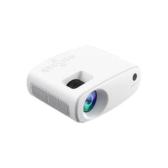 Proyector inteligente PJ207 de 43W, vista frontal de la lente y del panel de entradas | HAVIT