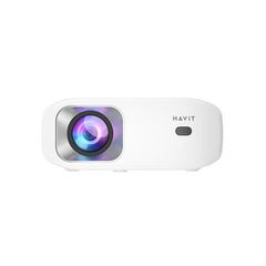 PJ212 Pro smart projector 68W front lens and input panel view | HAVIT