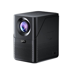 Vista del lente frontal de 5W y panel de entrada del proyector inteligente PJ216 Pro | HAVIT