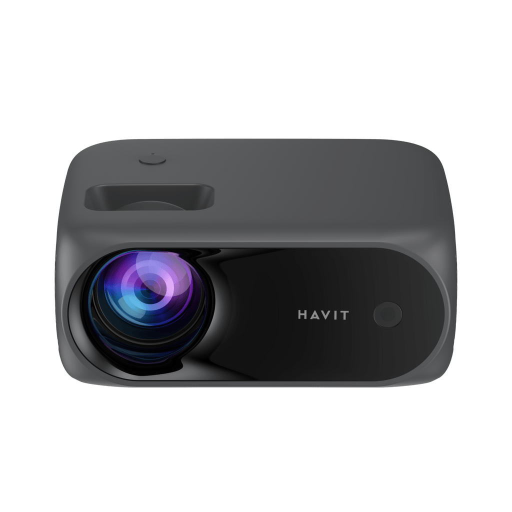 Proyector HAVIT PJ221-US HD en Korsaka República Dominicana. Proyector inteligente PJ221 con imágenes en alta definición 1080P proyectadas en pantalla | HAVIT