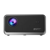 HAVIT Smart Projector PJ223 Pro front view with lens and sleek black design