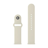 Beige replacement strap for HAVIT Smart Watch M9068 with adjustable holes and metal clasp loop