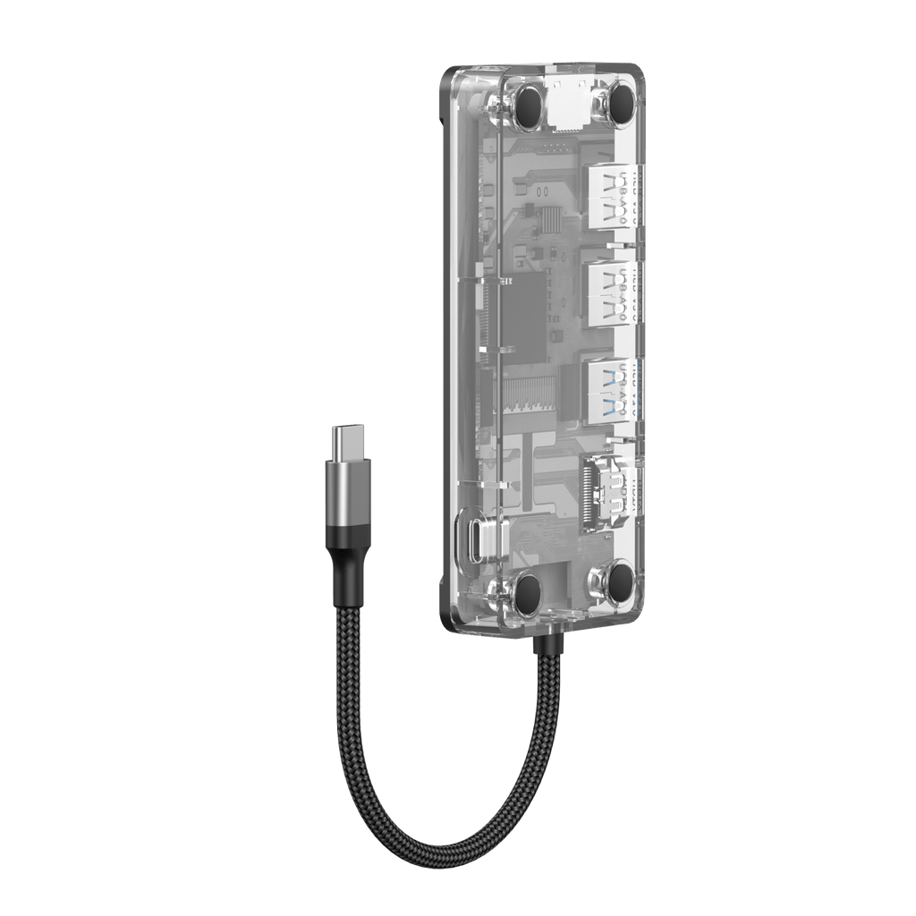 HAVIT Transparent Type-C Hub