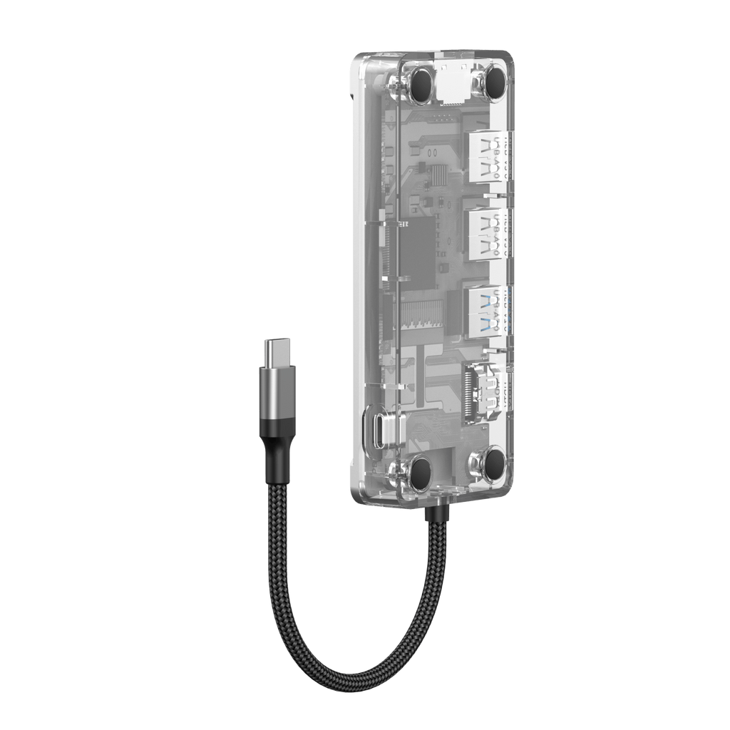 HAVIT Transparent Type-C Hub