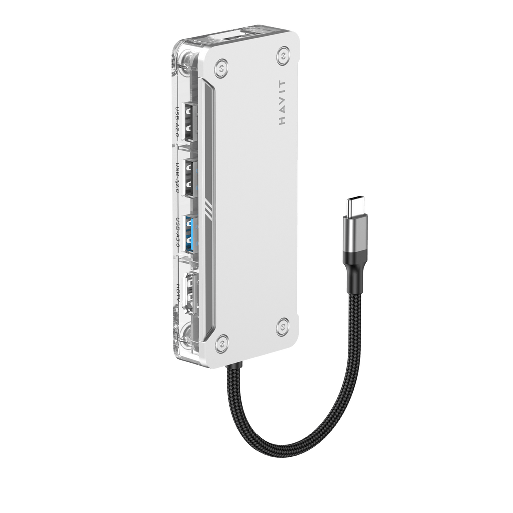 HAVIT Transparent Type-C Hub