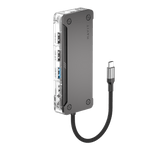 HAVIT Transparent Type-C Hub