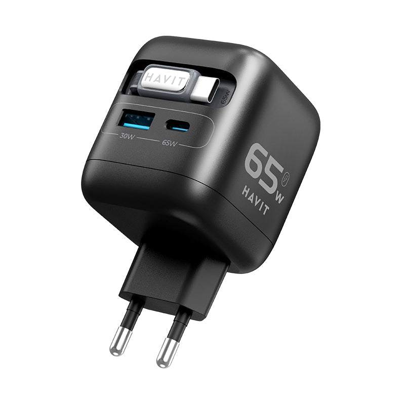 شاحن هافيت UC252 بقدرة 65 واط
