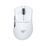 HAVIT Tri-Mode white gaming mouse MS973WB with ergonomic design and side buttons