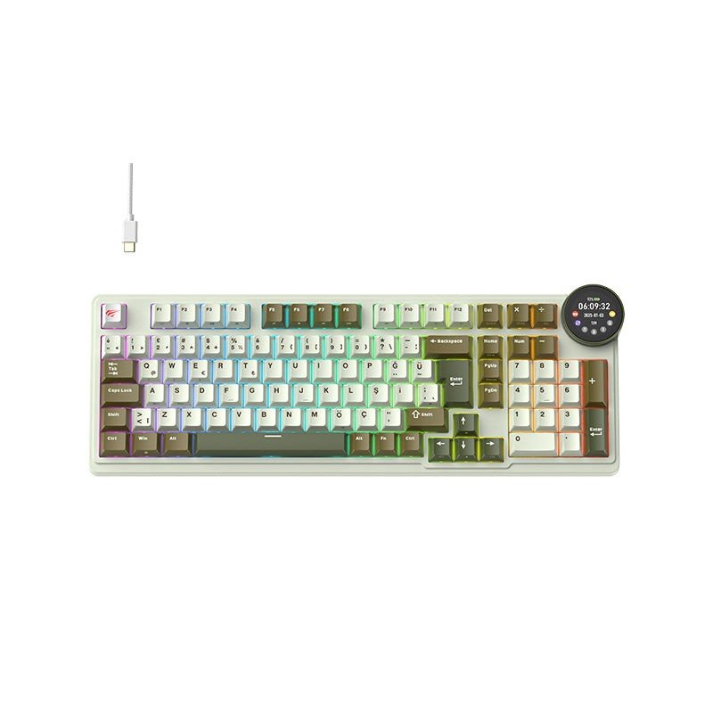 HAVIT Tri-Mode Wireless Mechanical Keyboard KB923L PRO