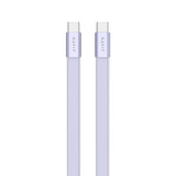 HAVIT 4.99mm ultra-thin USB-C to USB-C charging cable in light purple