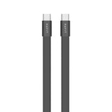 HAVIT 4.99mm ultra-thin USB-C to USB-C and USB-C to Lightning cables black slim design