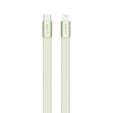 HAVIT 4.99mm ultra-thin USB-C to Lightning cable with green flat design