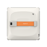 HAVIT Window Clean Robot HCR107 Pro top view with orange handle and white square body