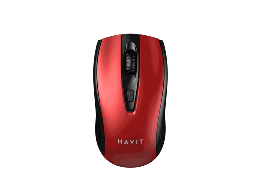 HAVIT MS858GT Wireless Mouse in red and black design