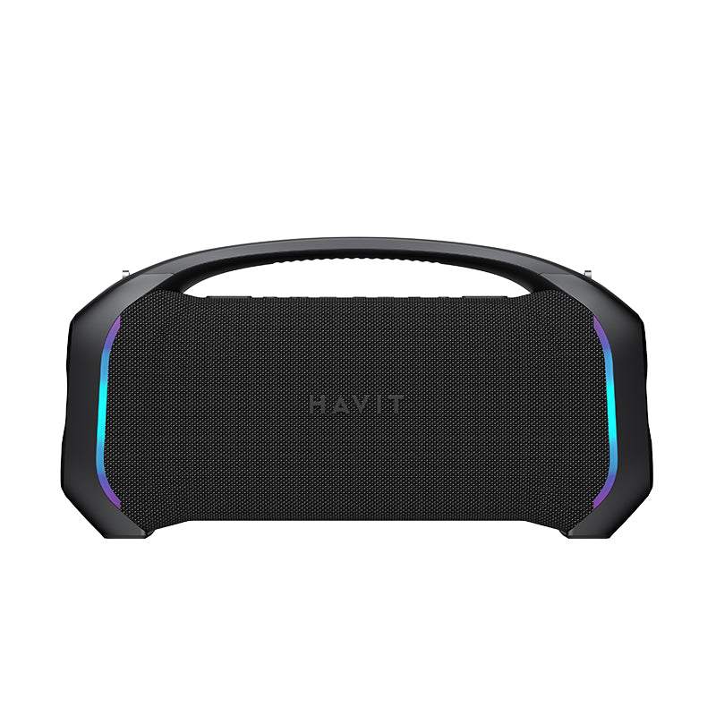 Parlante Bluetooth Havit SK910BT PartyBox Blast 200W con luces RGB e IPX6